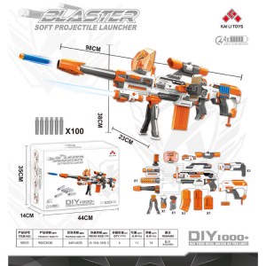 Wholesale toys bulk Longstrike Modulus Toy Blaster with Barrel Extension